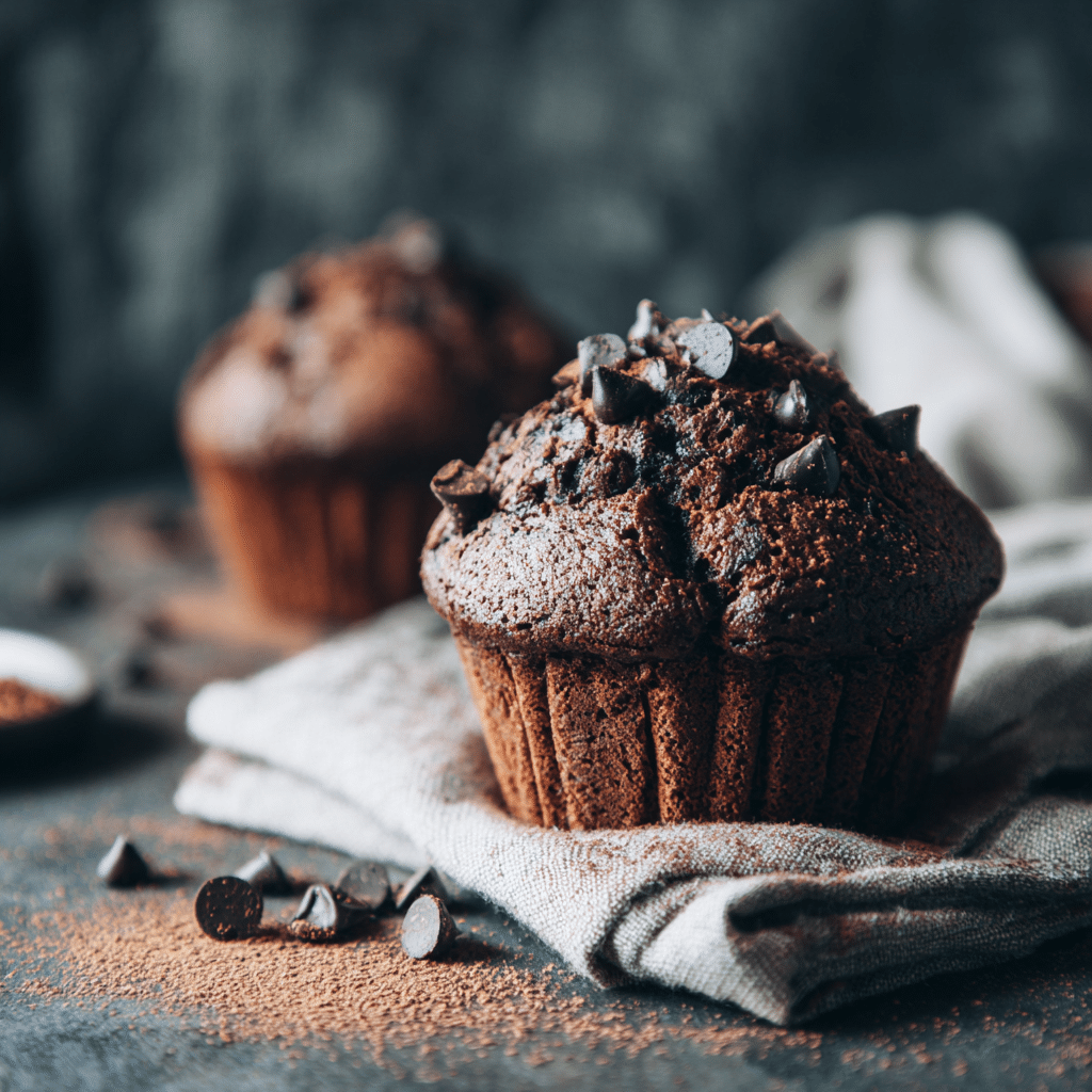 Double Chocolate Muffins Recipe - Recipe Image