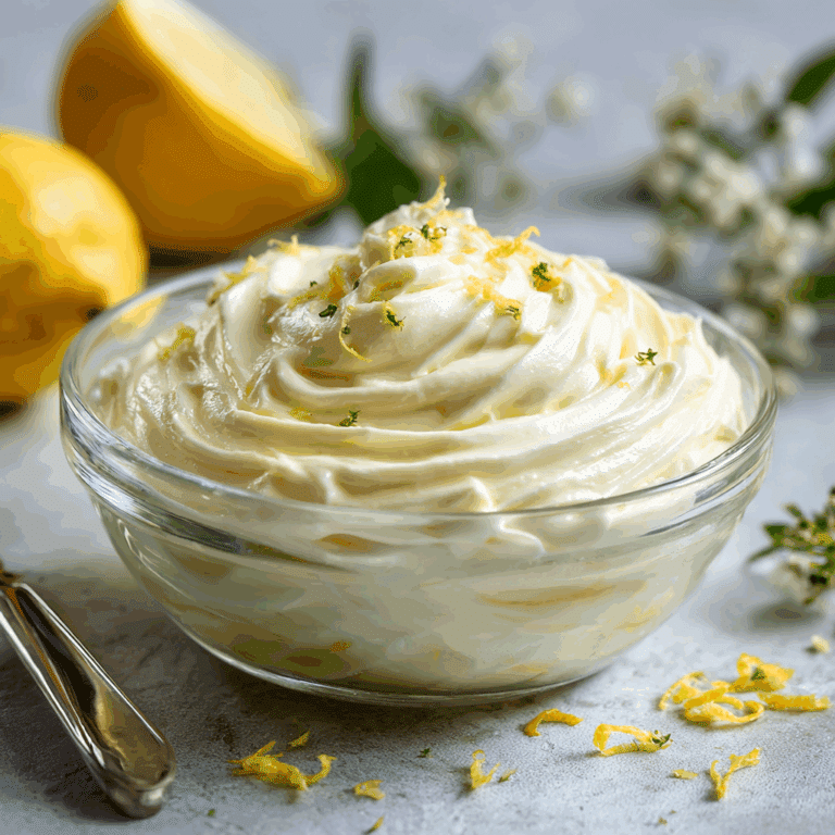 Lemon Cream Cheese Frosting Recipe