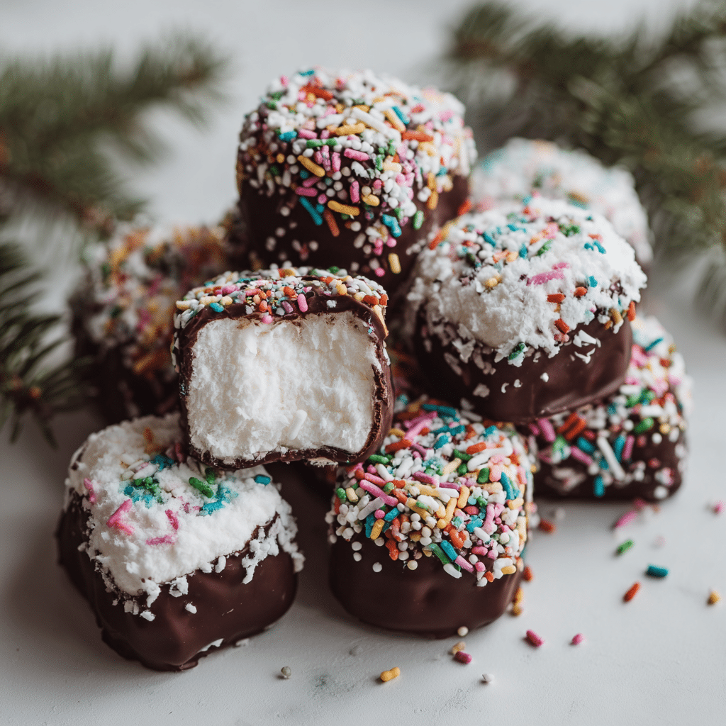Holiday Marshmallow Bites Recipe