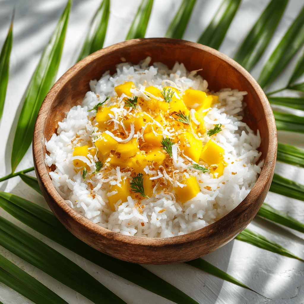 Caribbean Coconut Mango Rice - Recipe Image
