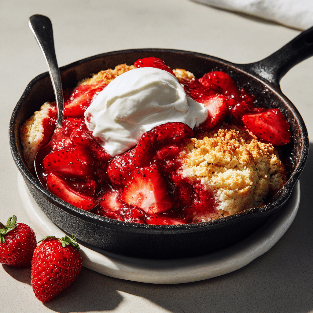 Skillet Strawberry Shortcake Recipe
