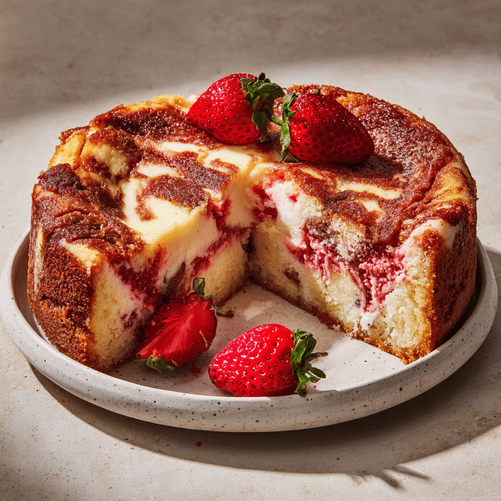 Strawberry Earthquake Cake Recipe