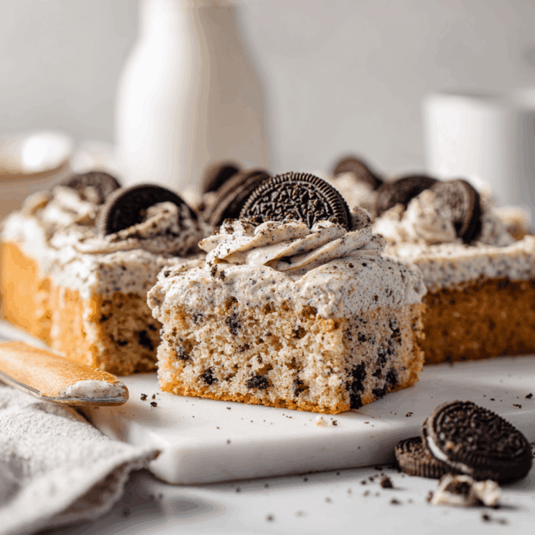 Cookies and Cream Sheet Cake Recipe