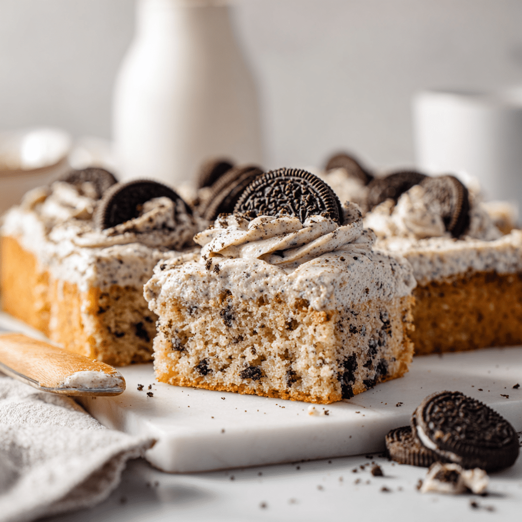 Cookies and Cream Sheet Cake Recipe