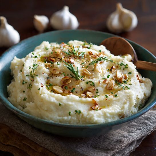 Roasted Garlic Mashed Potatoes Recipe