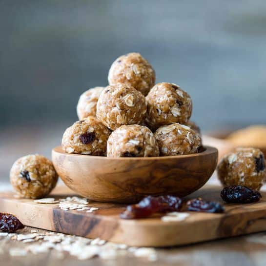 Peanut Butter Oat Energy Balls Recipe - Recipe Image