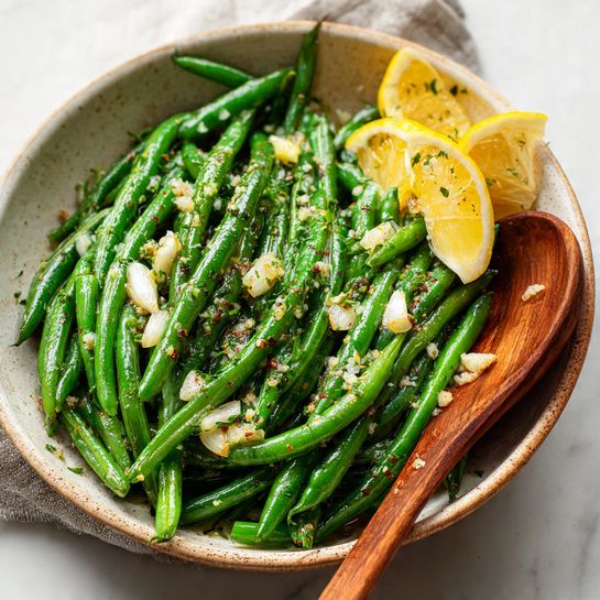 Lemon Butter Green Beans Recipe - Recipe Image