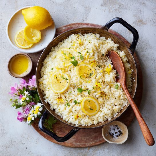 Greek Lemon Rice Recipe