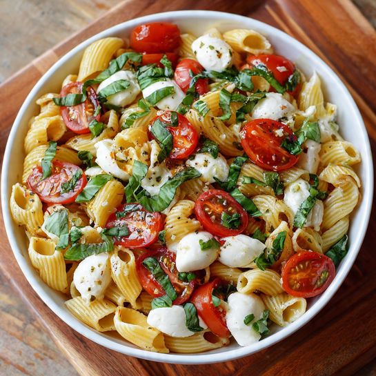 Caprese Pasta Salad Recipe - Recipe Image
