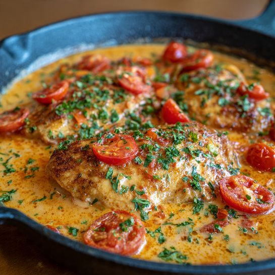 Creamy Tomato Chicken Recipe - Recipe Image