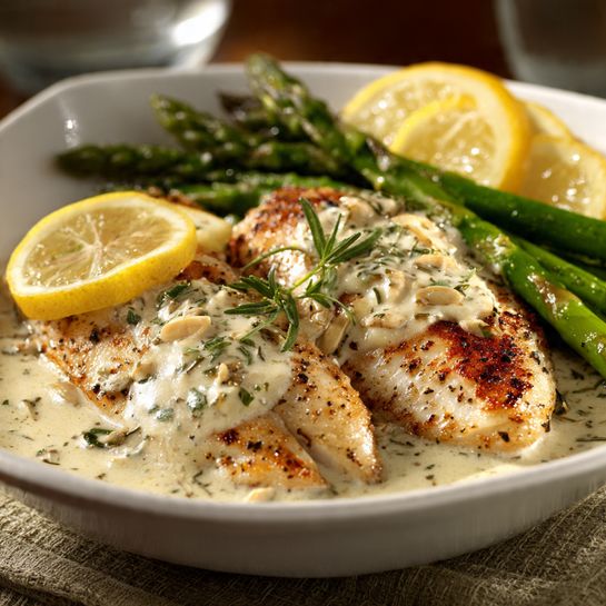 Creamy Garlic Butter Tilapia Recipe