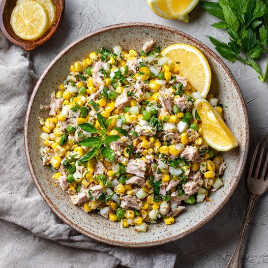 Easy Tuna Corn Salad Recipe - Recipe Image