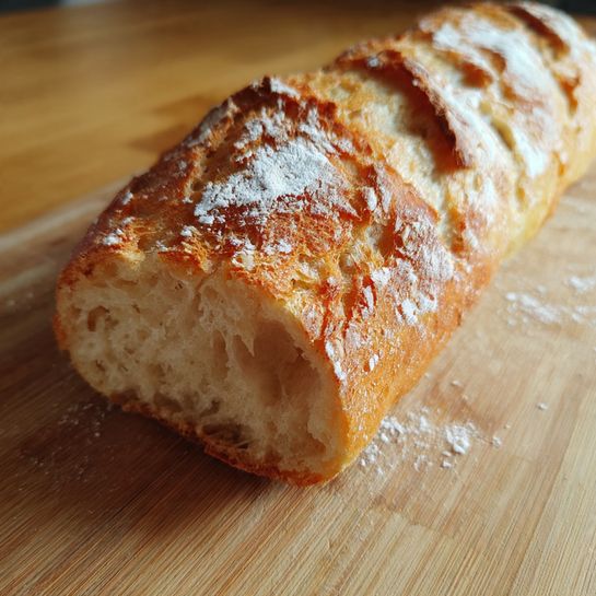 Crusty French Baguette Recipe - Recipe Image