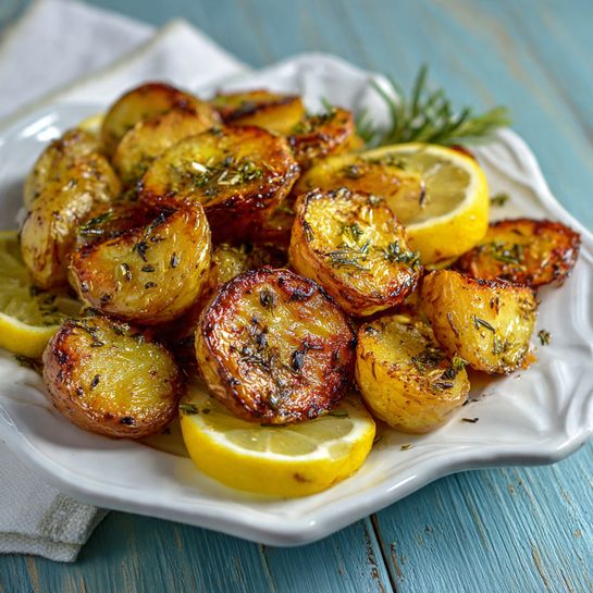 Lemon Herb Roasted Potatoes Recipe - Recipe Image