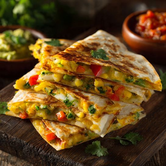 Loaded Veggie Quesadillas Recipe