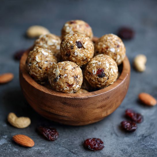 Peanut Butter Oat Energy Balls Recipe - Recipe Image
