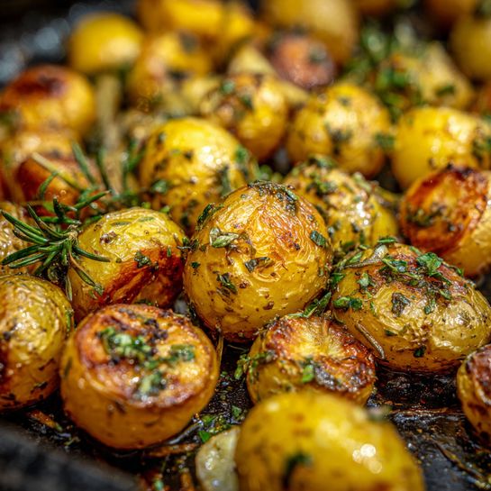 Lemon Herb Roasted Potatoes Recipe - Recipe Image