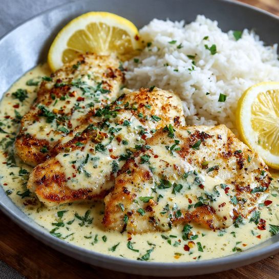 Creamy Garlic Butter Tilapia Recipe - Recipe Image