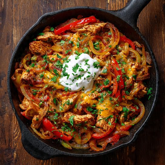 Chicken Fajita Skillet Recipe - Recipe Image