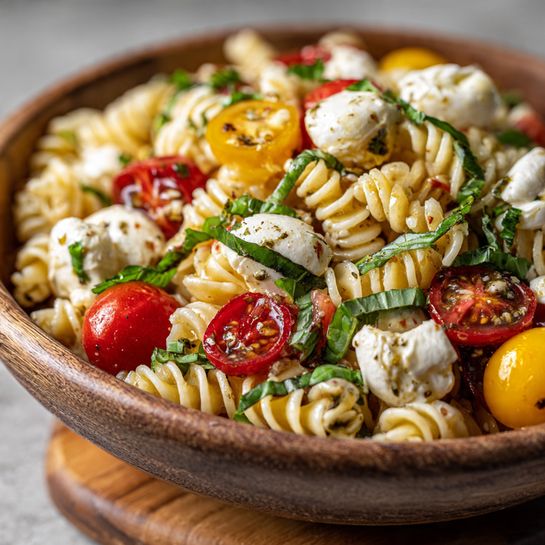Caprese Pasta Salad Recipe - Recipe Image