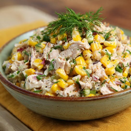 Easy Tuna Corn Salad Recipe - Recipe Image
