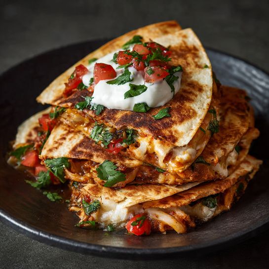 Loaded Veggie Quesadillas Recipe - Recipe Image