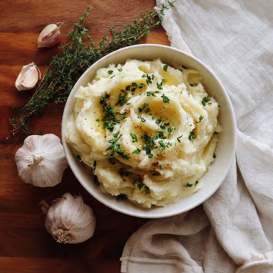 Roasted Garlic Mashed Potatoes Recipe - Recipe Image