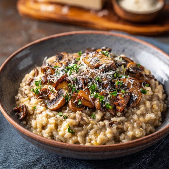 Creamy Mushroom Risotto Recipe - Recipe Image