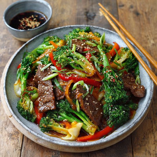 Beef and Vegetable Stir-Fry Recipe - Recipe Image