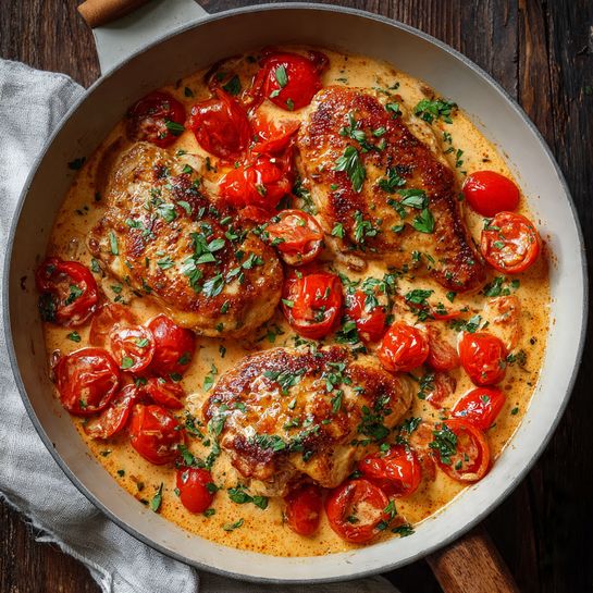 Creamy Tomato Chicken Recipe