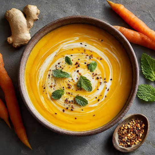 Carrot Ginger Soup Recipe - Recipe Image