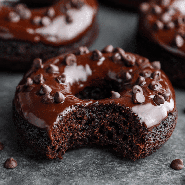 Double Chocolate Baked Donuts Recipe