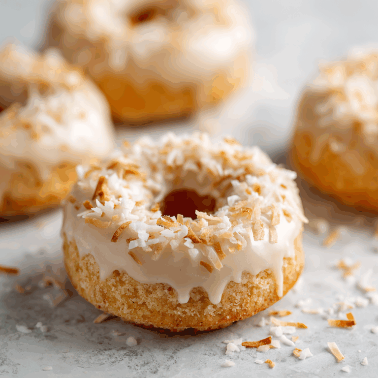 Coconut Baked Donuts Recipe
