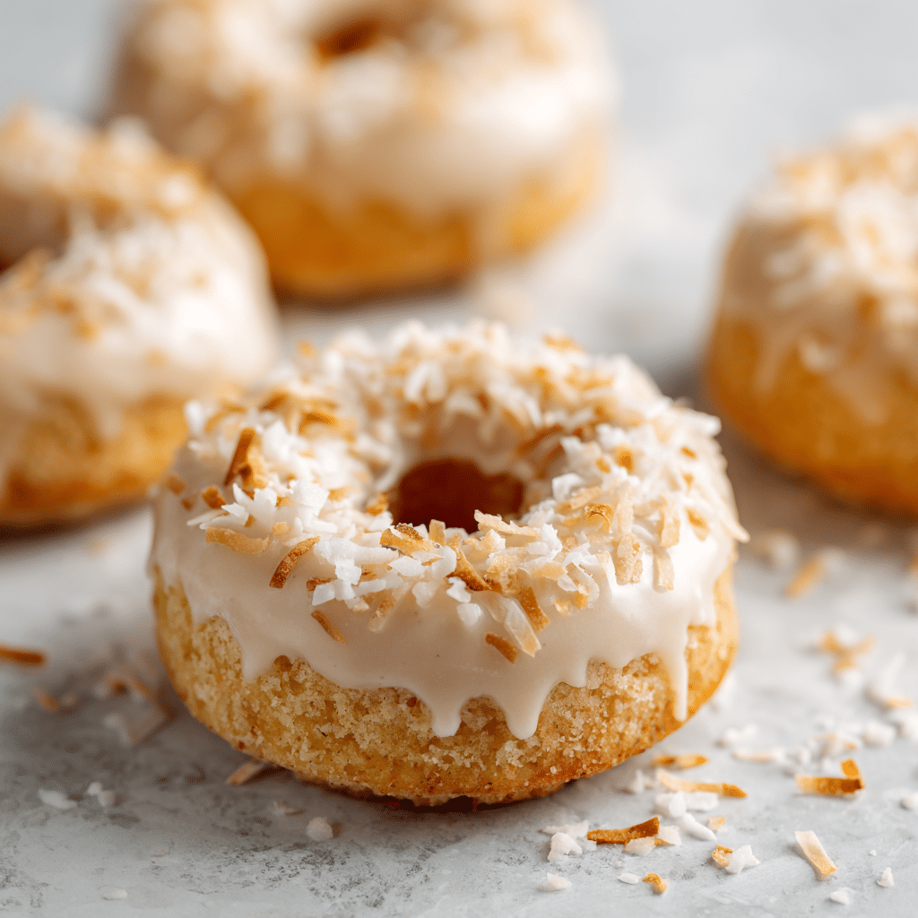 Coconut Baked Donuts Recipe
