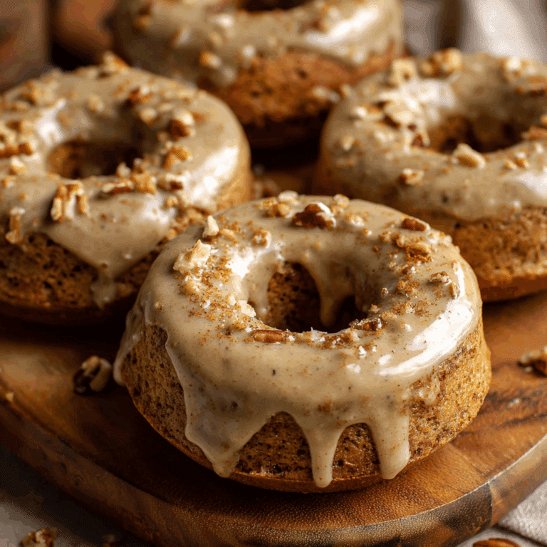 Maple Cinnamon Baked Donuts Recipe