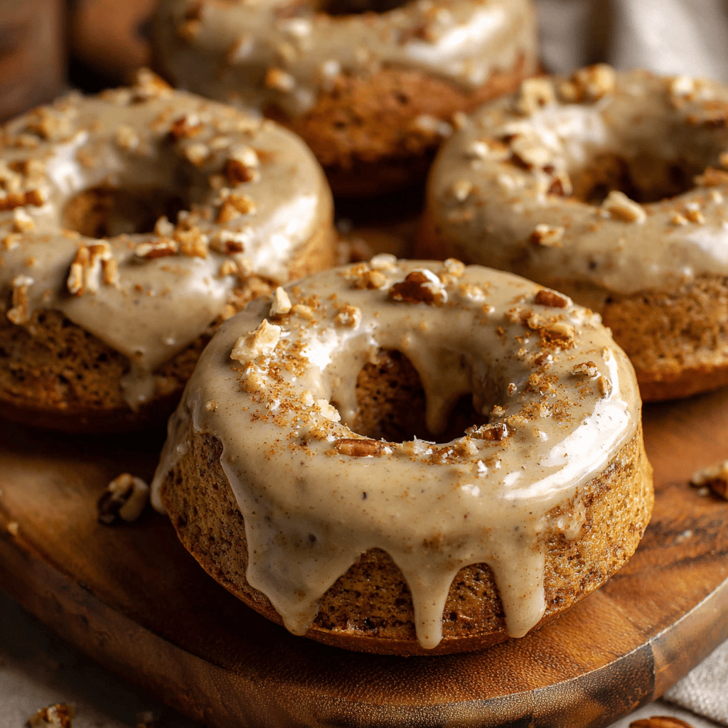 Maple Cinnamon Baked Donuts Recipe