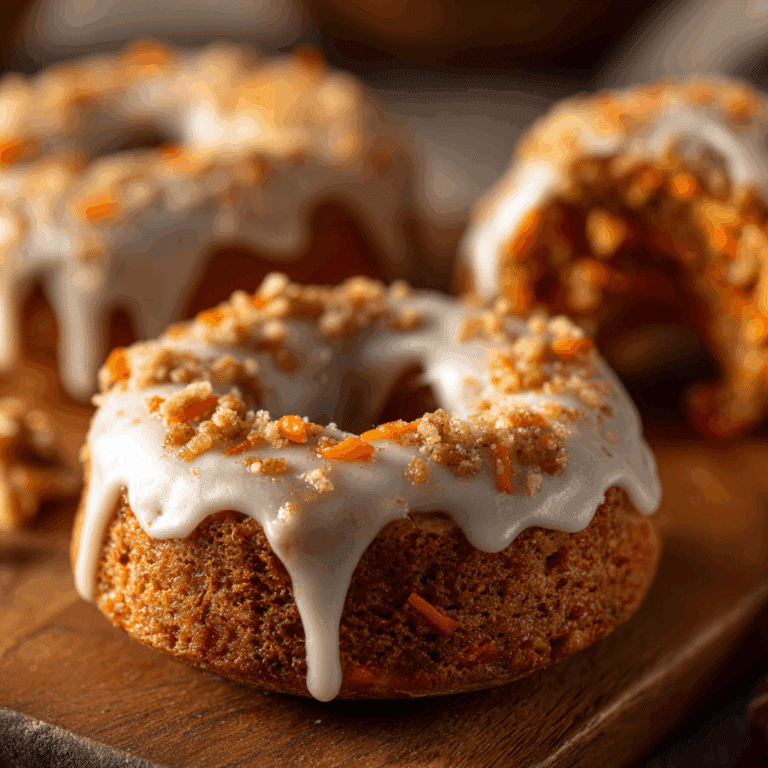 Carrot Cake Baked Donuts Recipe