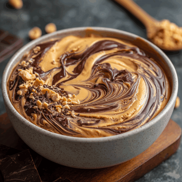 Peanut Butter Chocolate Swirl Mousse Recipe