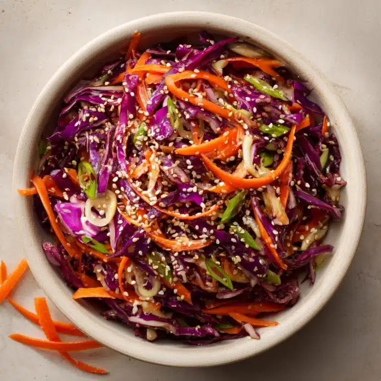 Asian-Inspired Cabbage Salad Recipe