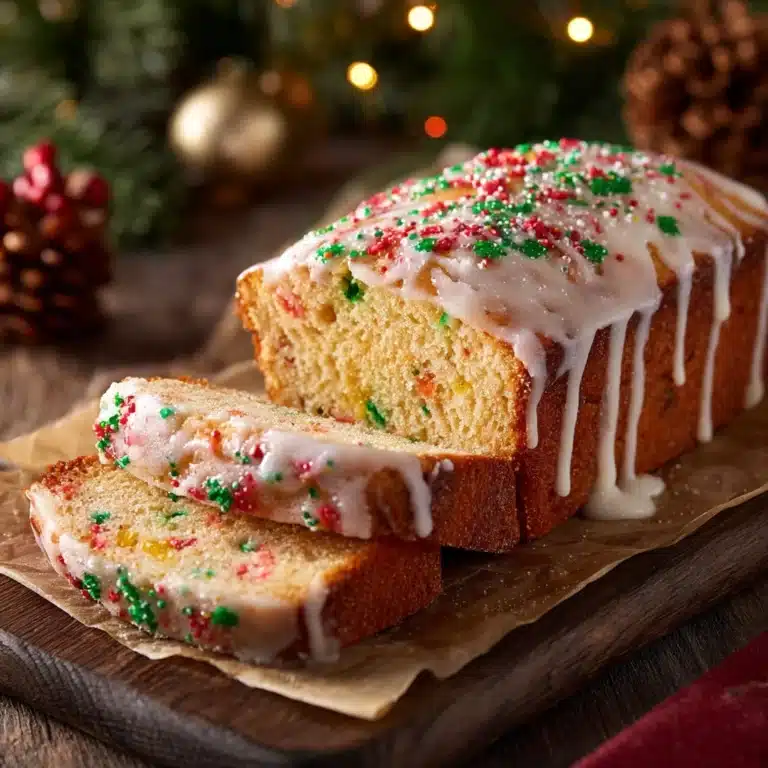 Christmas Sprinkle Buttermilk Bread Recipe