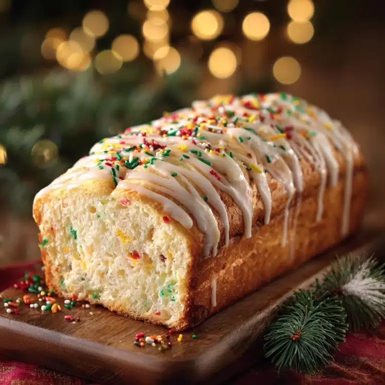 Christmas Sprinkle Buttermilk Bread Recipe