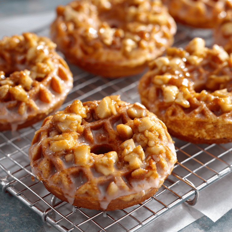 Apple Fritter Waffle Donuts Recipe