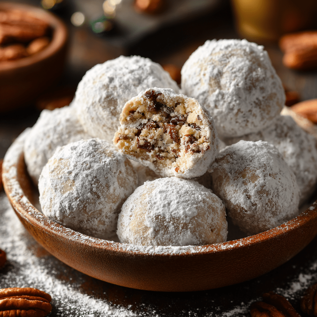 Pecan Snowball Cookies Recipe
