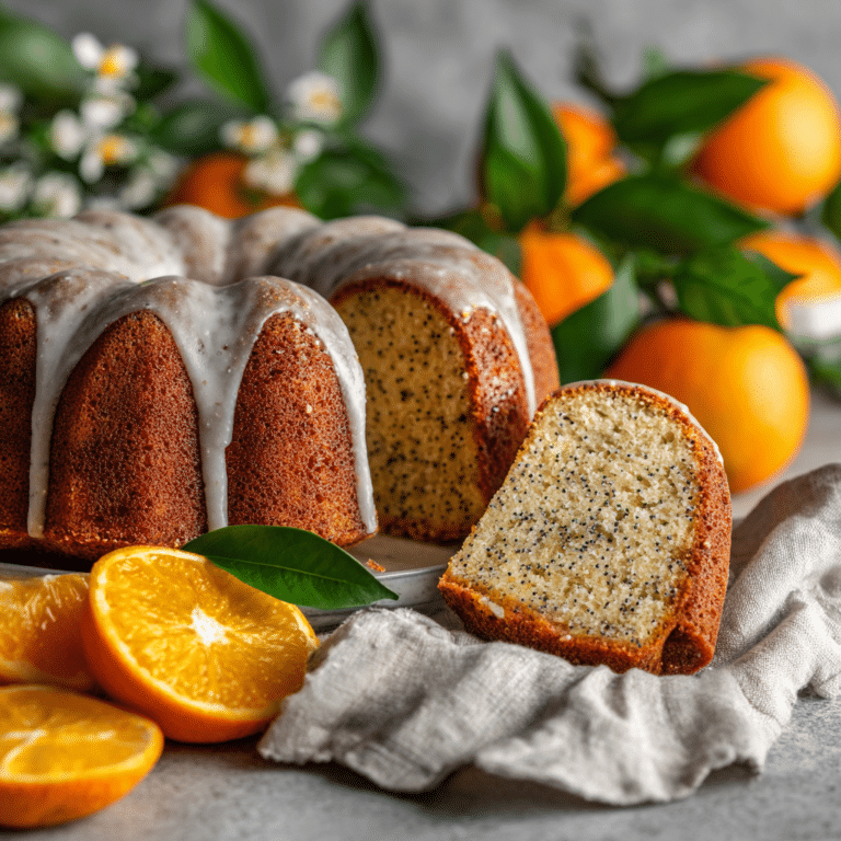 Orange Poppy Seed Cake Recipe