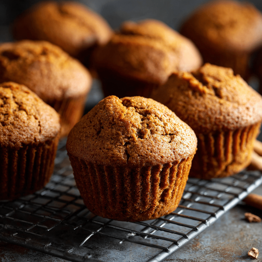 Christmas Gingerbread Muffins with Molasses Recipe - Recipe Image