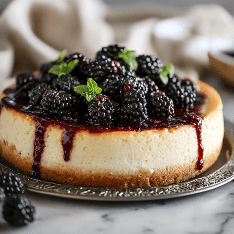 Blackberry Cheesecake Recipe