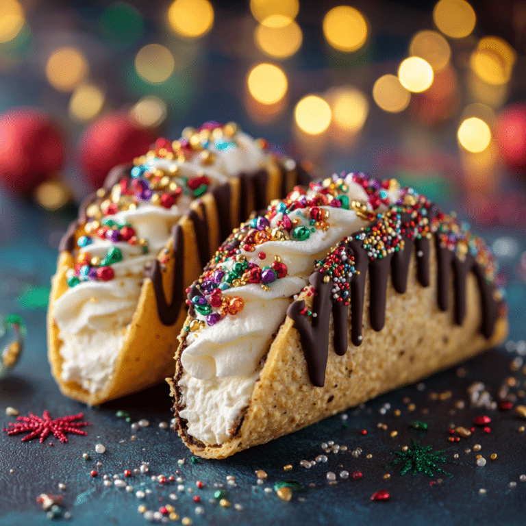 Christmas Cheesecake Tacos Recipe