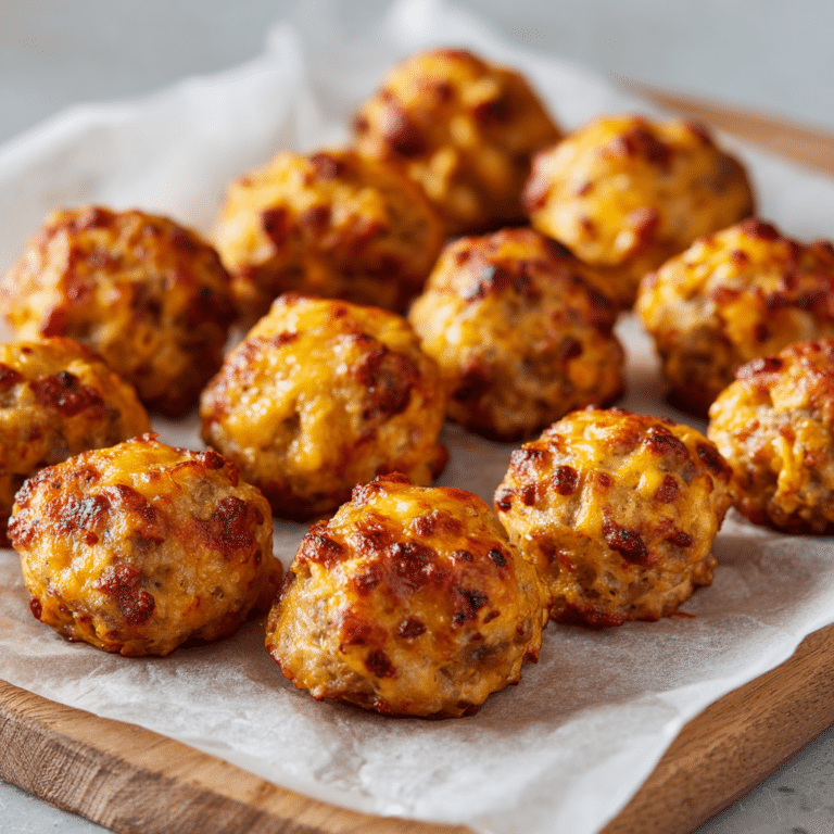 Homemade Rotel Sausage Balls Recipe