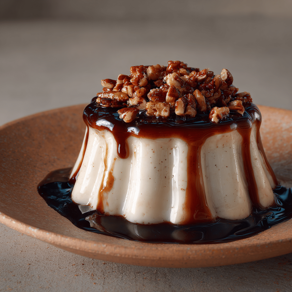 sauce and chopped candied pecans Print Recipe