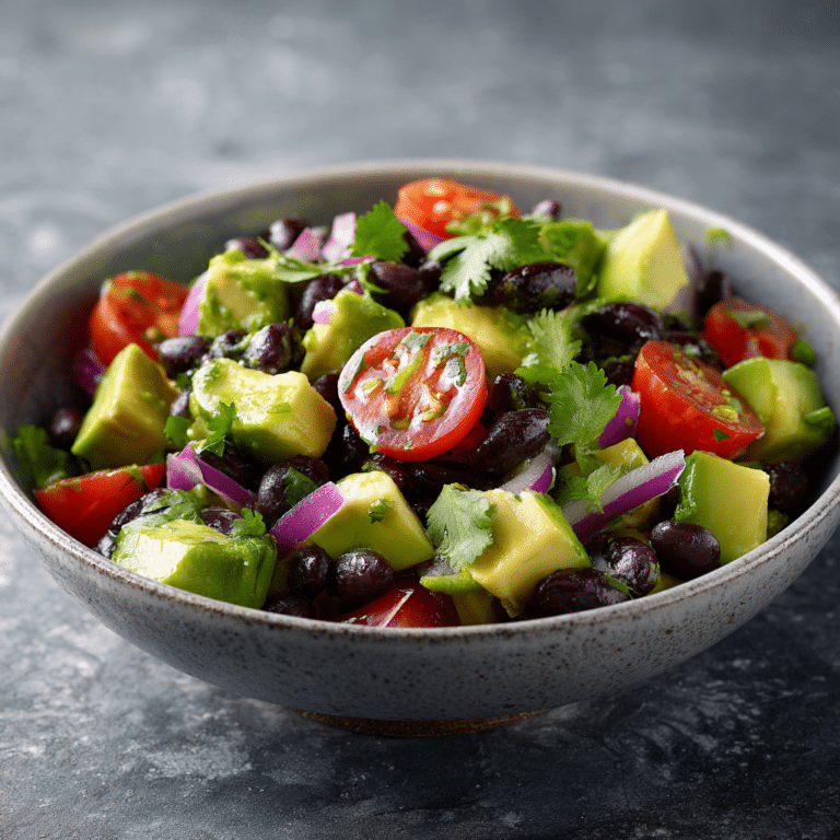 Avocado & Black-Bean Salad Recipe